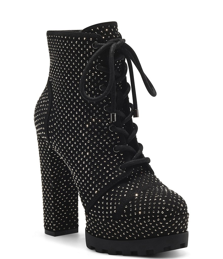 bionica Denali 2 Collection Derinda Waterproof Leather Block Heel Lug Sole Combat Booties