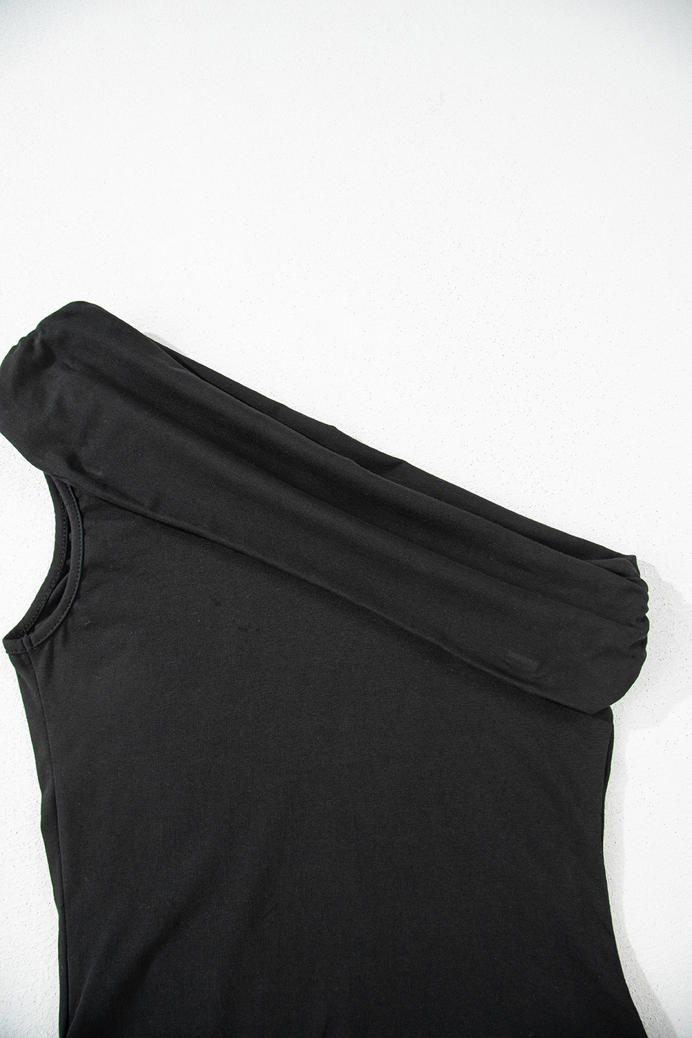 Rose Red Rhinestone Mesh Long Sleeve Bodysuit