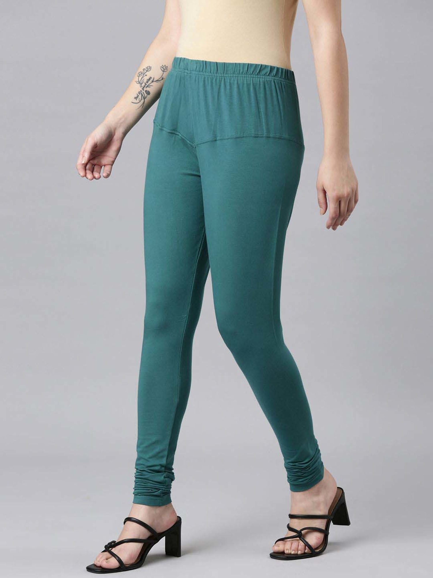 Dixcy Slimz Green Skinny Fit Leggings
