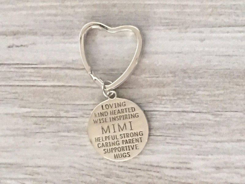 Mimi Keychain, Mimi Gift, Grandma Jewelry Makes Great Grandma Gifts