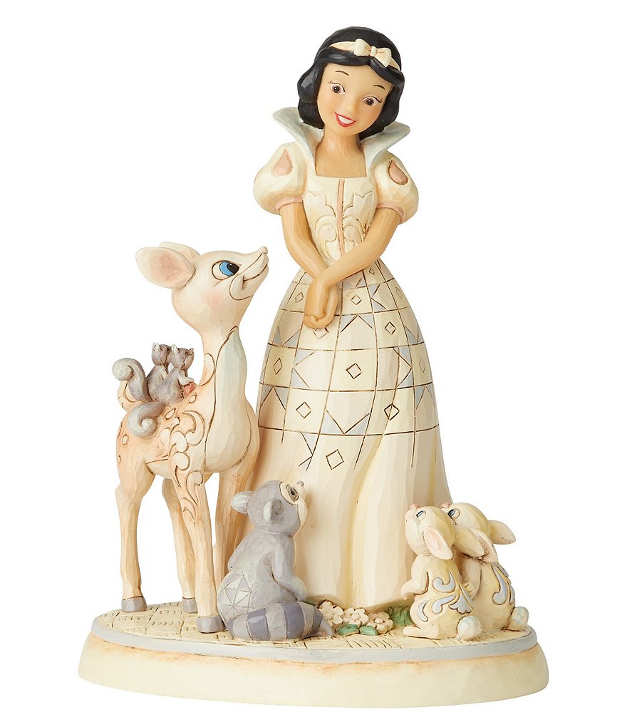 Disney Traditions by Jim Shore White Woodland Snow White #double;Forest Friends#double; Figurine