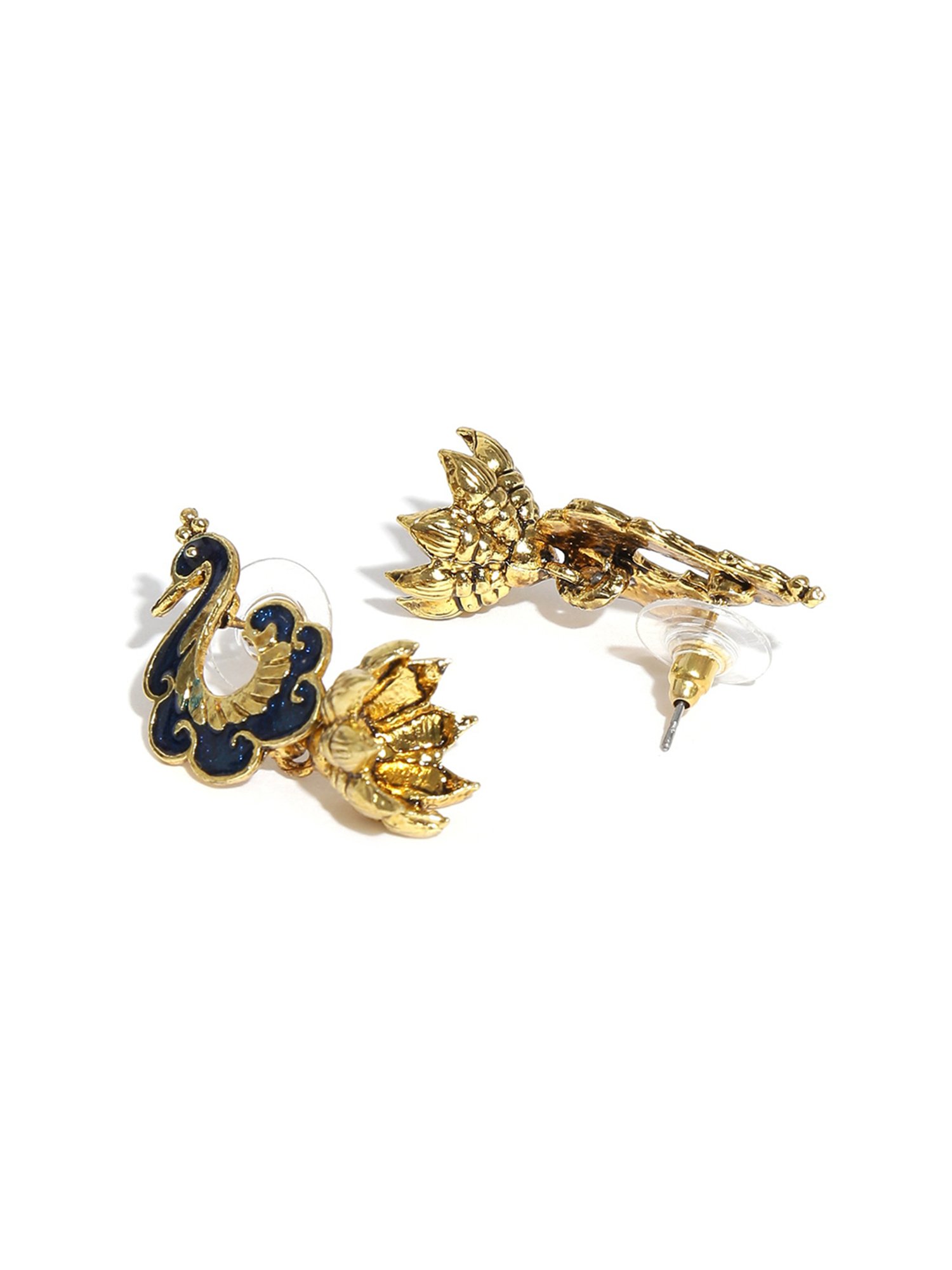 Sri Jagdamba Pearls White Alloy Classic Necklace & Earring Set