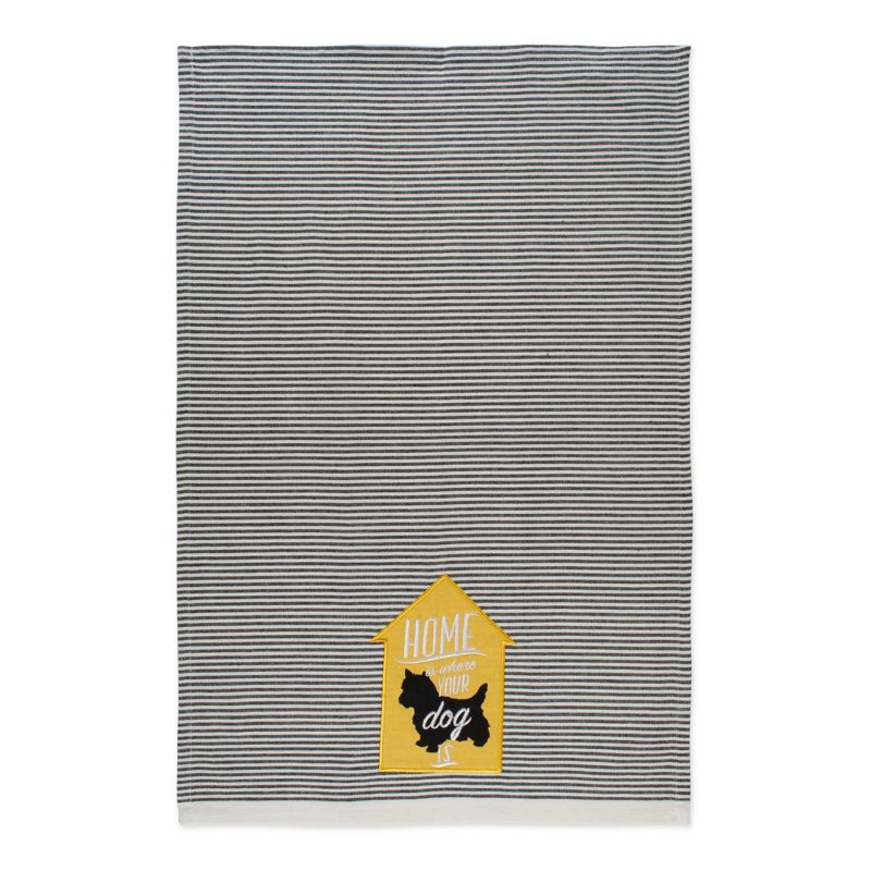 3pk Cotton Dog House Dishtowel Set - Design Imports