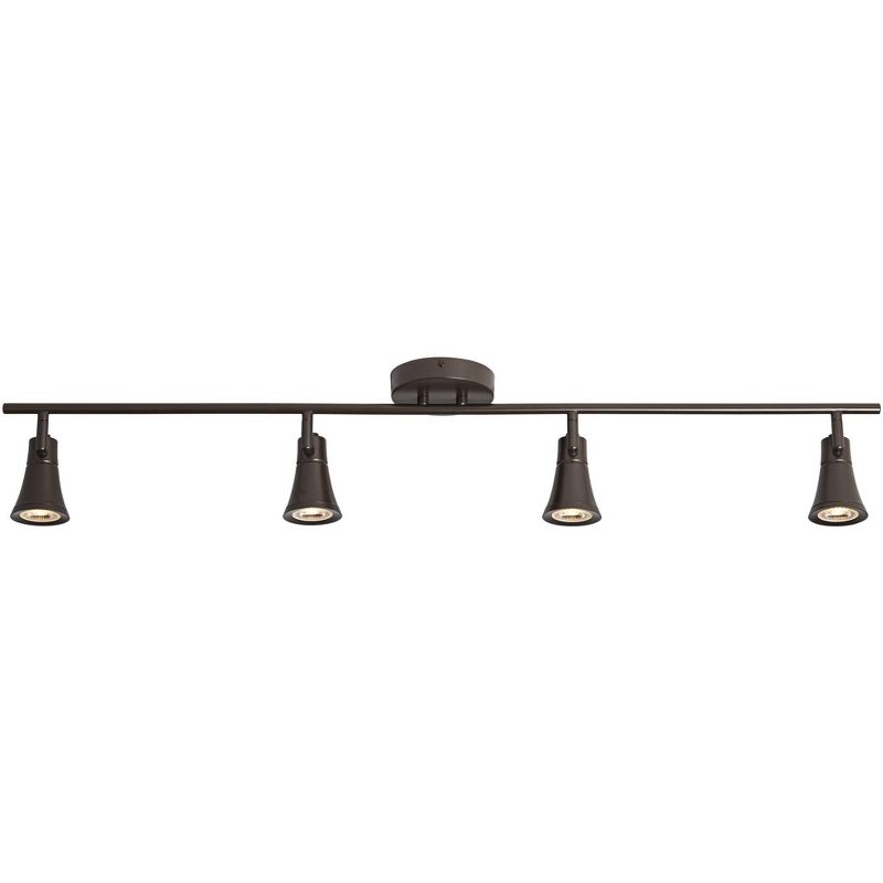 Pro Track Castro 4-Light Bronze GU10 LED Track Fixture