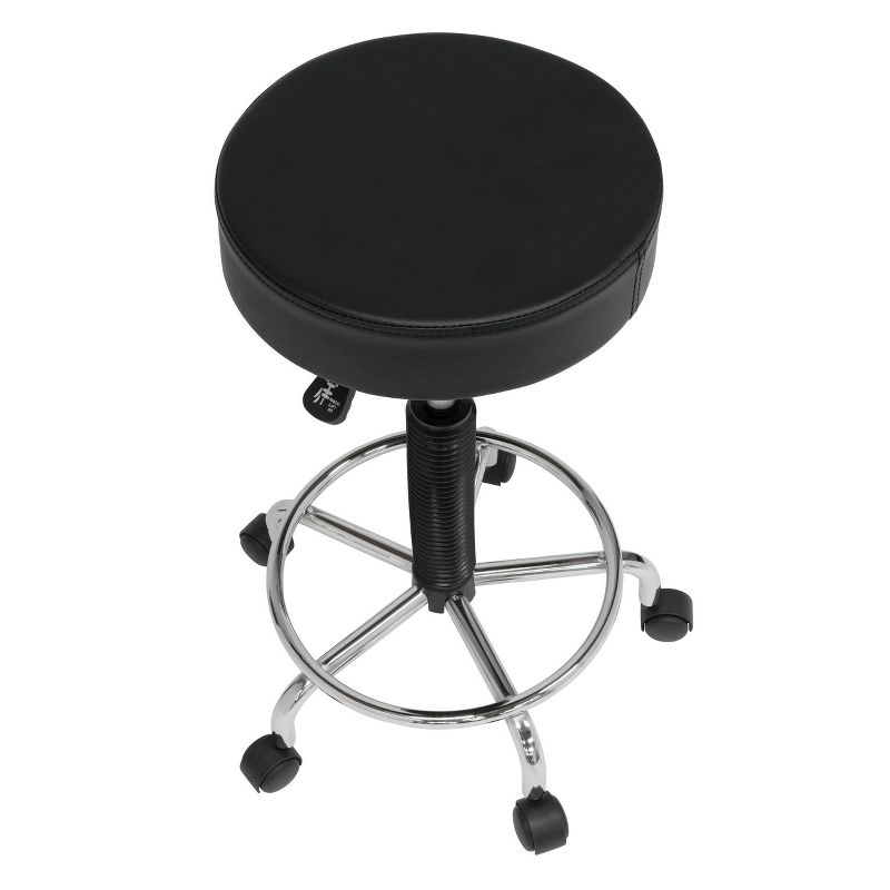 Medical Office Stool Silver/Black - studio designs