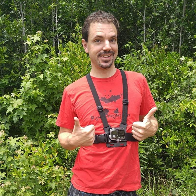 Chest Belt Strap Harness Mount Camera Headstrap Mount + Quick Clip for Gopro Hero 4 Hero 3 Hero 3+ Hero 2 Chest Strap