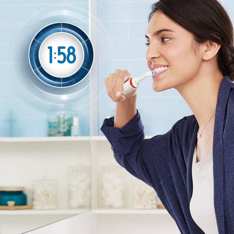 Oral-B Pro 1500 CrossAction Electric Power Rechargeable Battery Toothbrush Powered by Braun