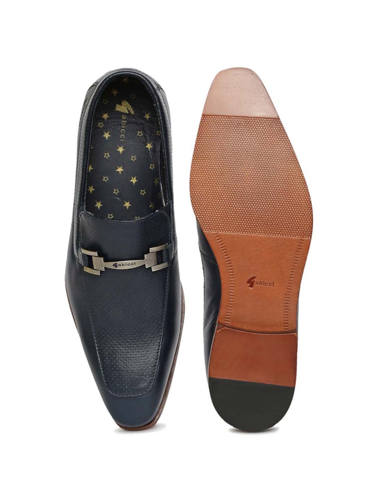 Gabicci Men's True Navy Formal Loafers