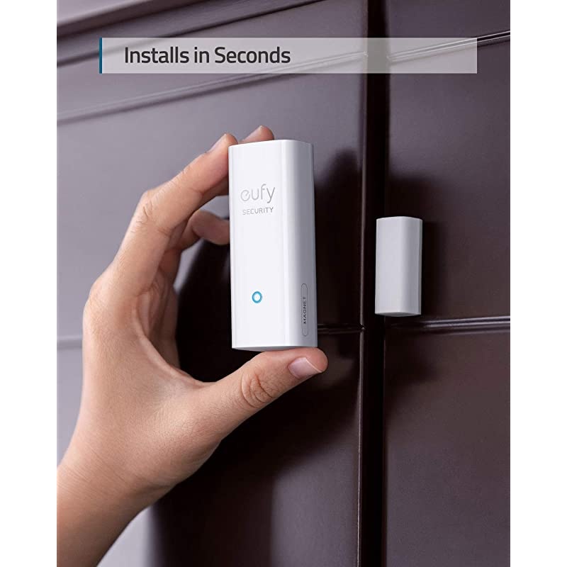 Security Entry Sensor Detects Opened and Closed Doors or Windows Sends Alerts Triggers Siren 2Year Battery Life Requires  Security HomeBase Links with HomeBaseConnected Devices