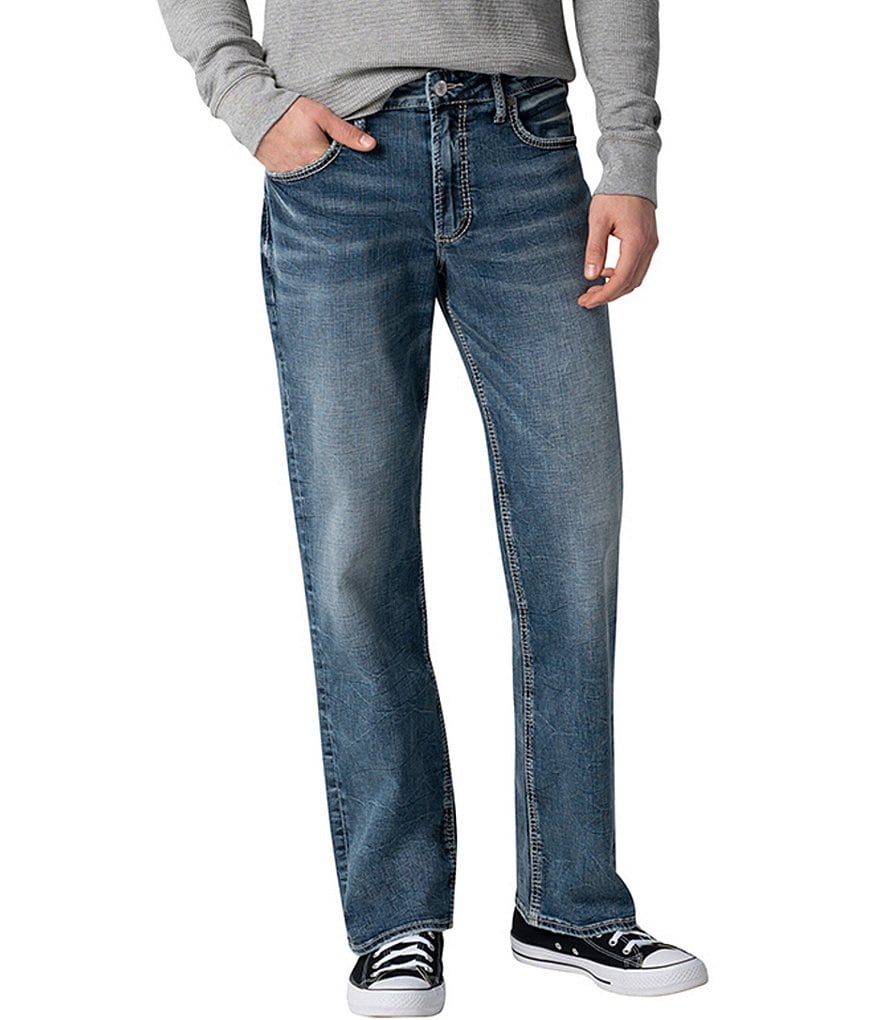 Silver Jeans Co. Gordie Classic Straight Leg Performance Stretch Jeans