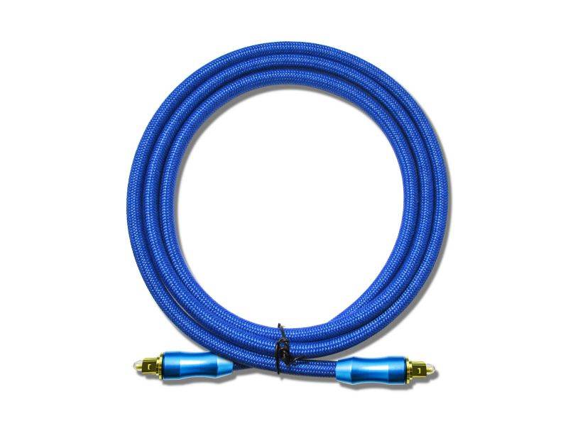 Digital Optical Audio Cable Toslink Cable - [24K Gold-Plated, Ultra-Durable]Fiber Optic Male to Male Cord for Home Theater, Sound Bar, TV, PS4, Xbox, Playstation & More