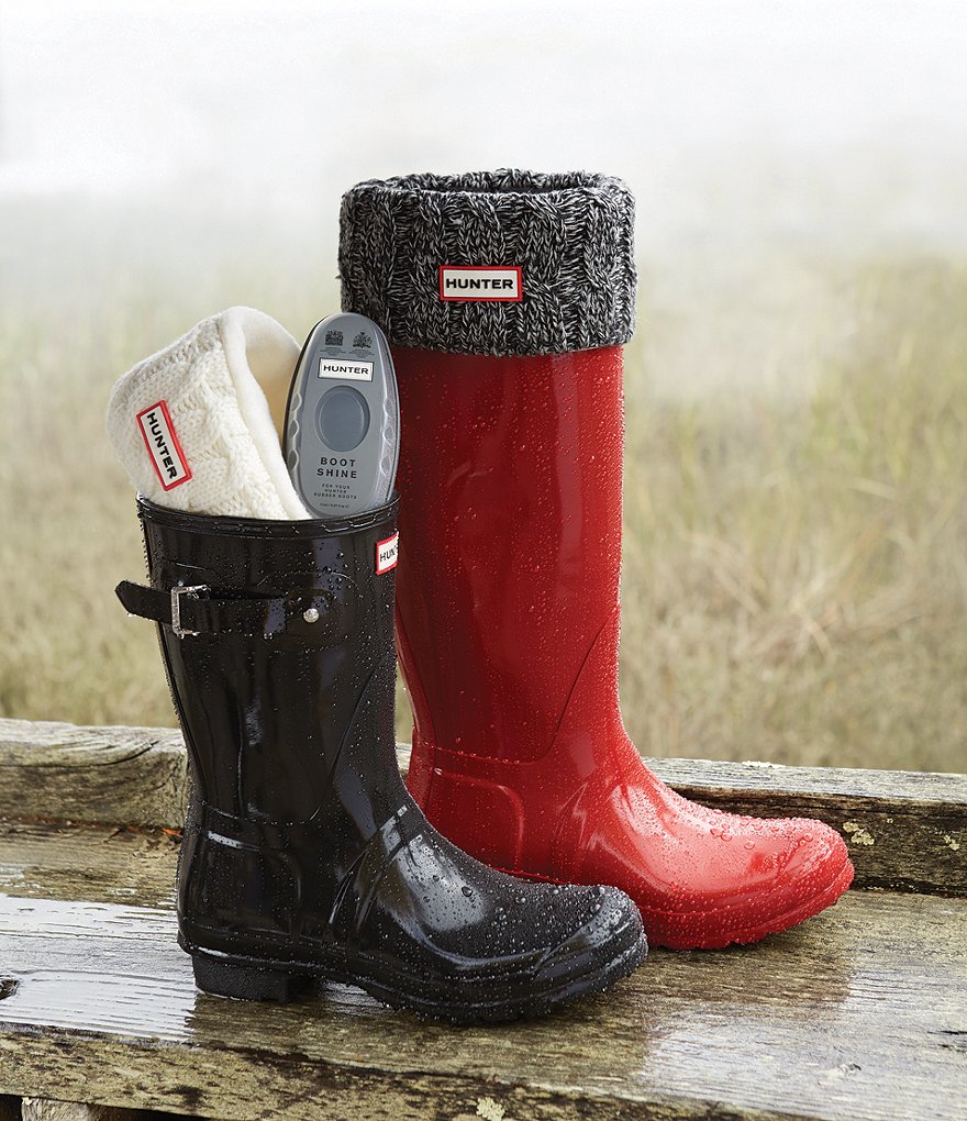 Hunter Original Six-Stitch Cable Tall Boot Socks