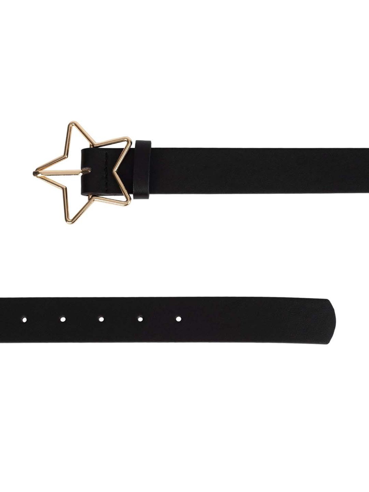 Crusset Black PU Waist Belt for Women