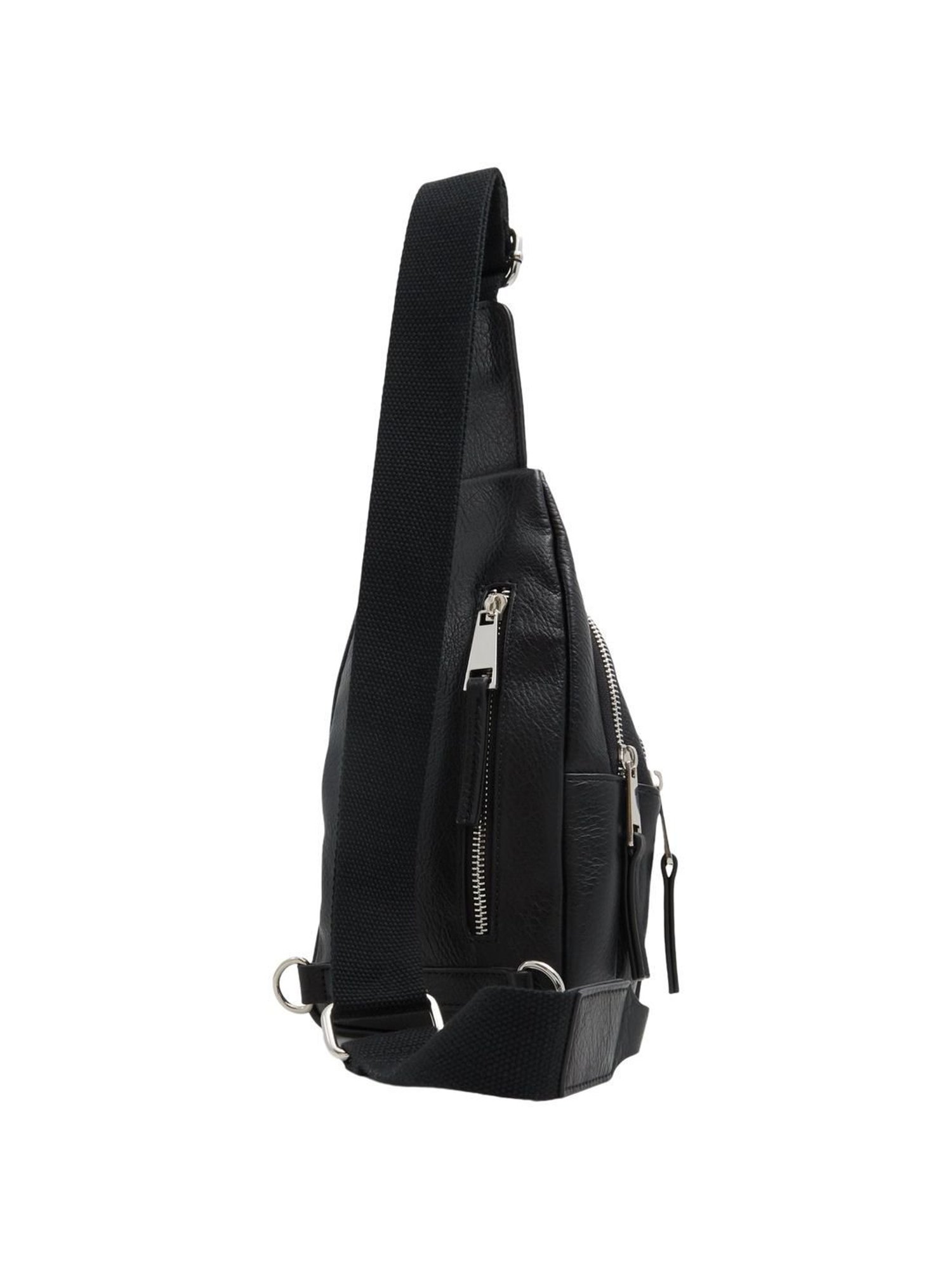 Call It Spring Black Solid Small Cross Body Bag