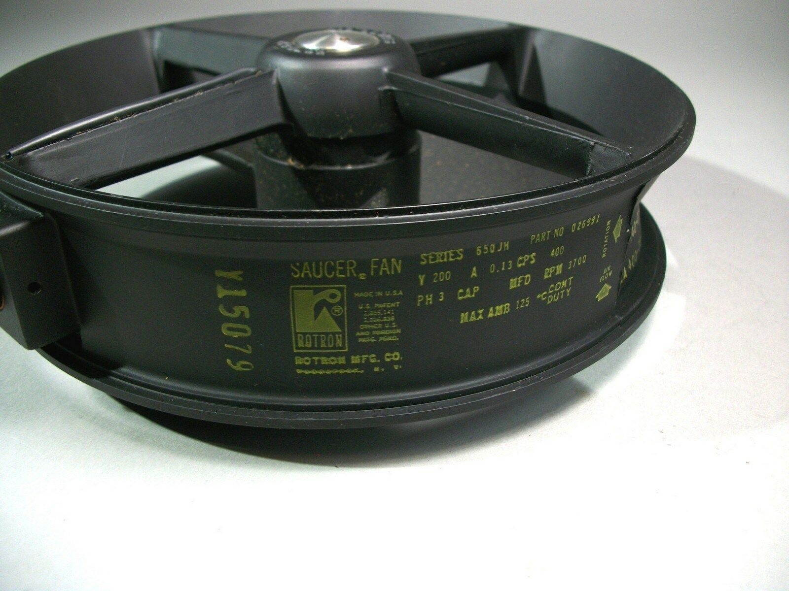 Rotron Fan / Blower 026991 200 V 3700 RPM 0.13 AMP - NEW