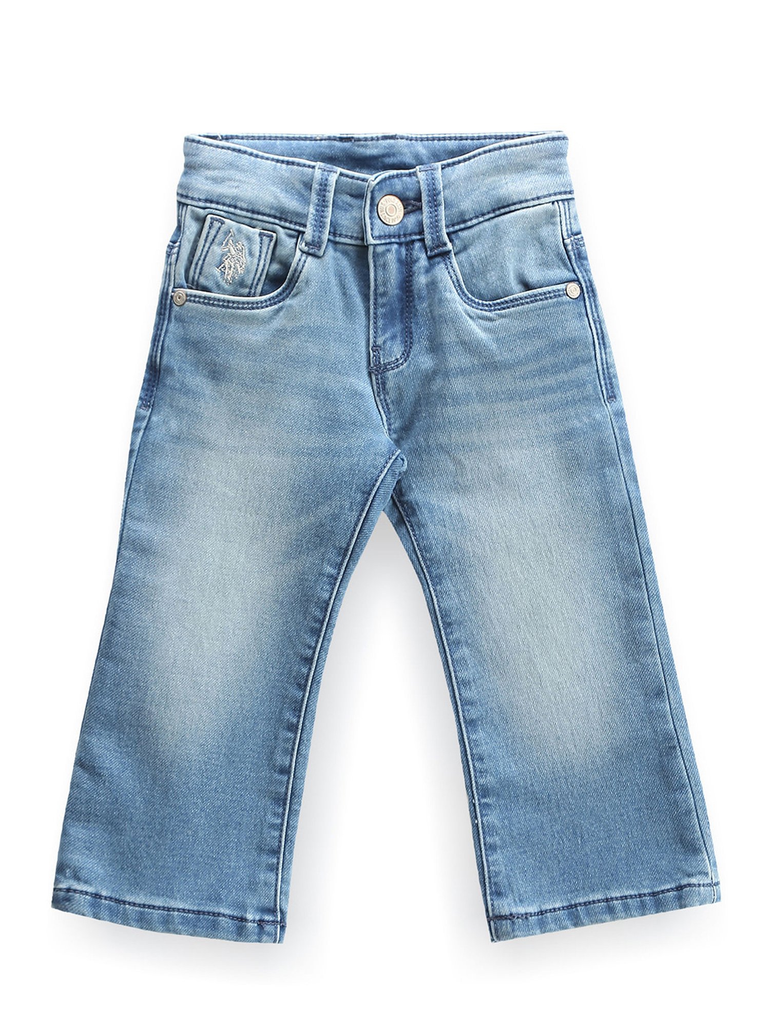 U.S. Polo Assn. Boys Blue Solid Jeans