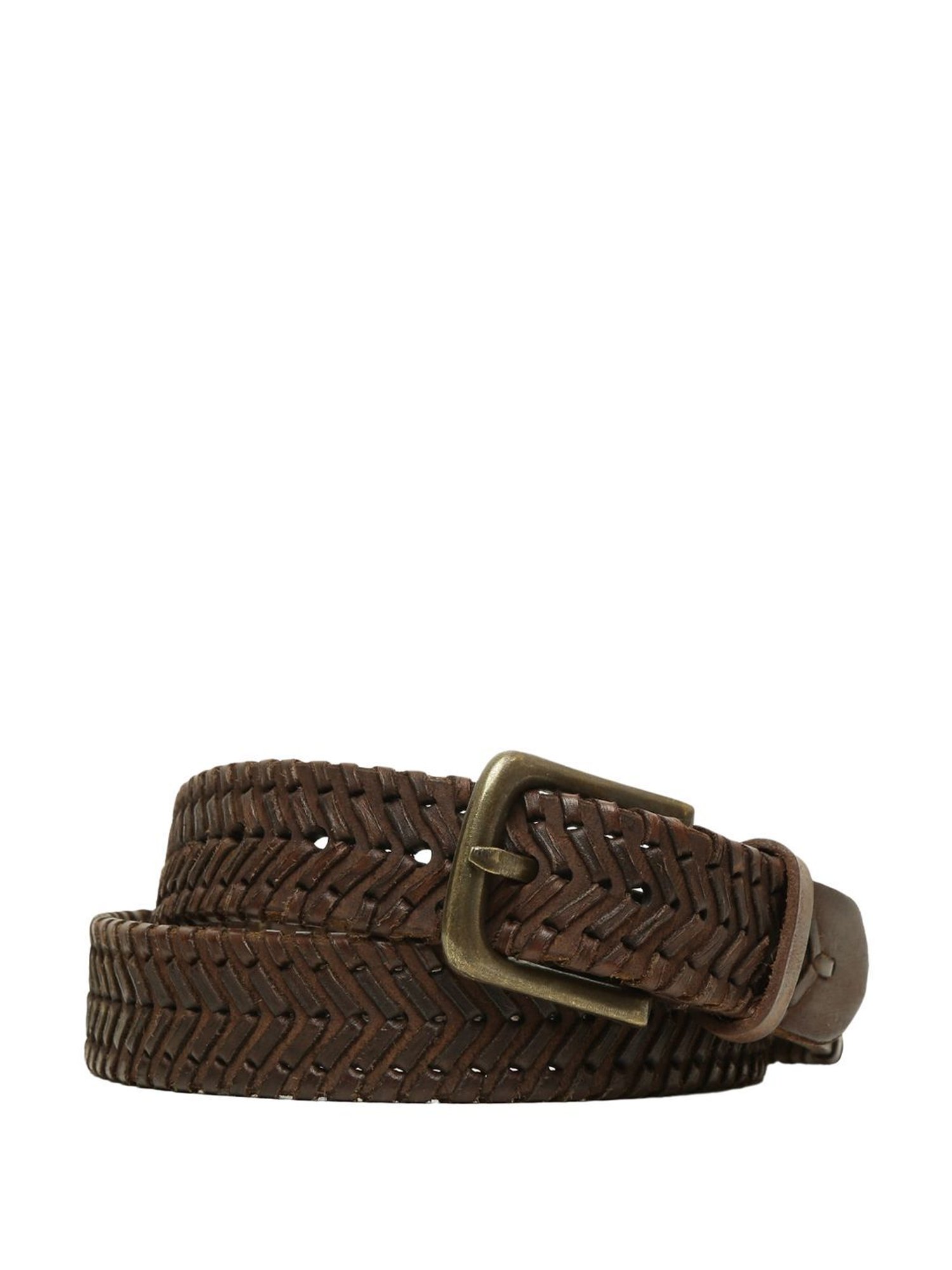 Art N Vintage Brown Leather Waist Belt For Men