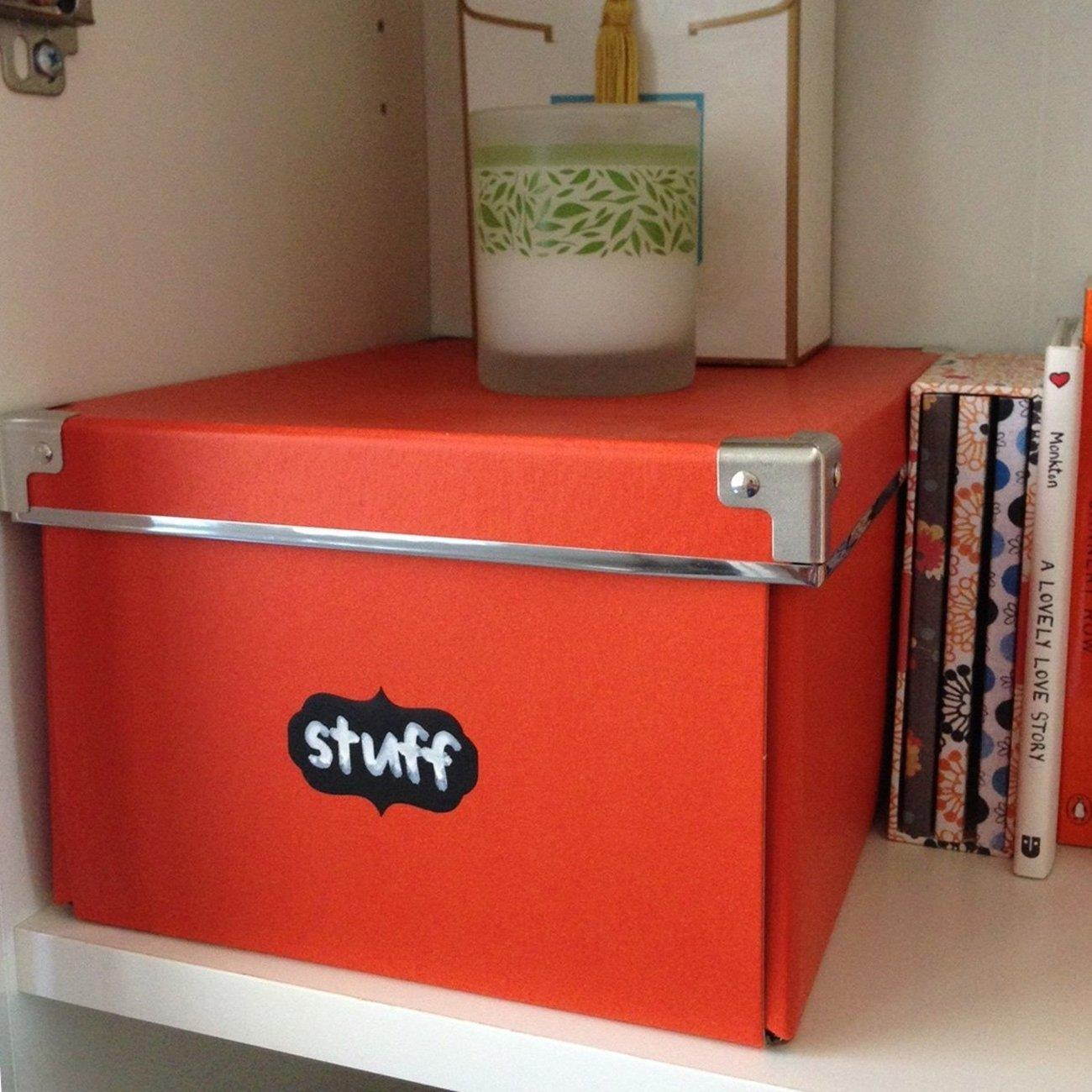 Allydrew Set of 30 Chalkboard Labels/Chalkboard Stickers for Organizing, Labeling, Gift Tags, Drink/Wine Markers, and Weddings - 3.54" x 1.14" Mustache