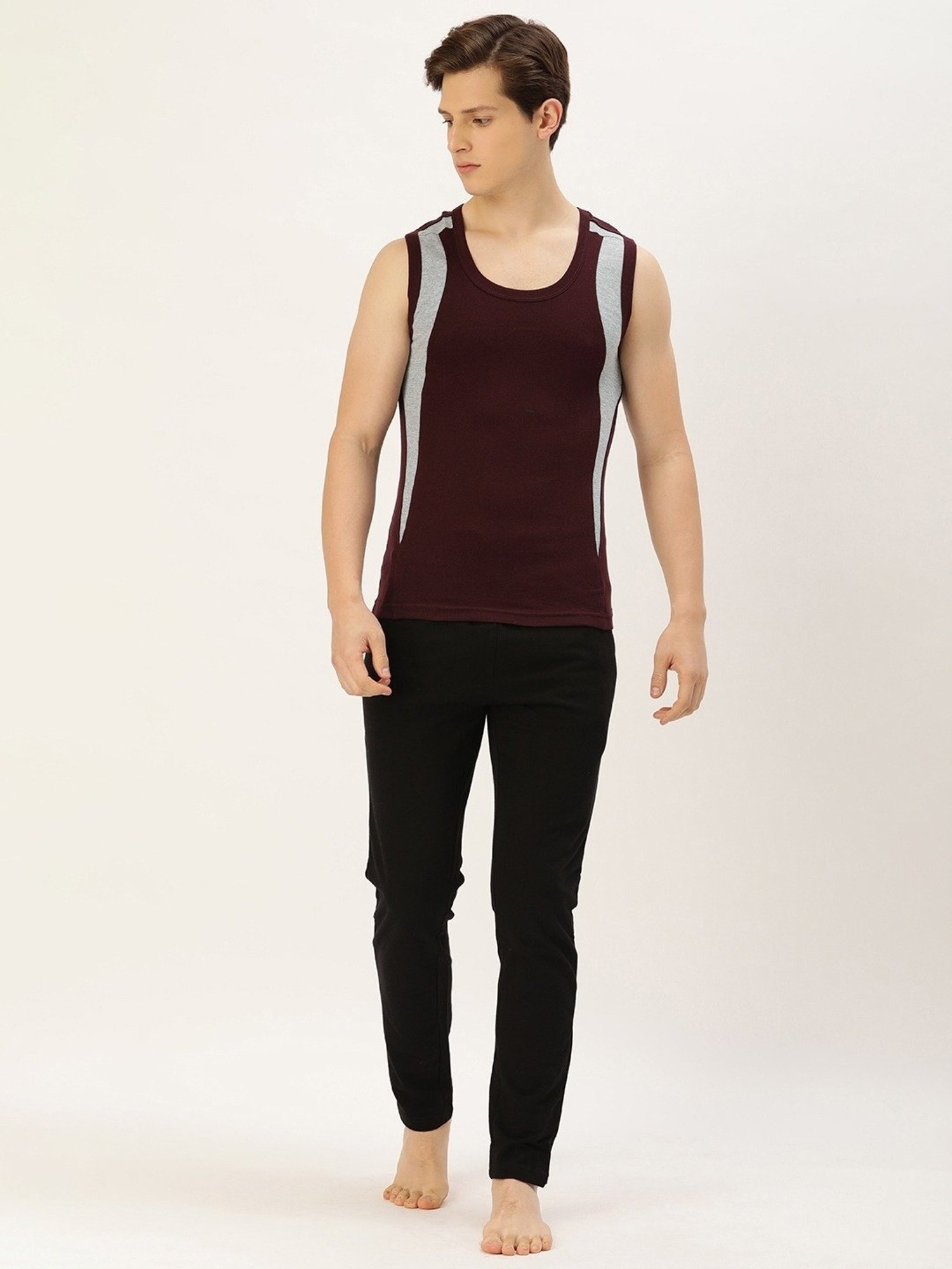 Dixcy Scott Originals Red Cotton Regular Fit Vest