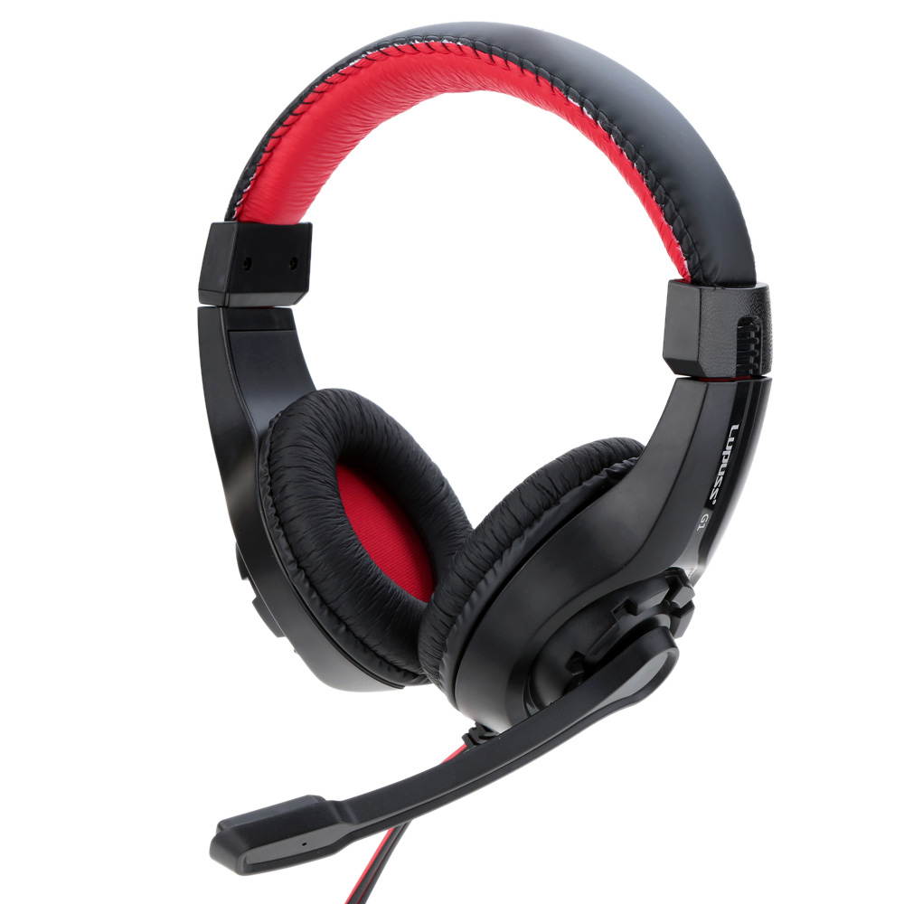 Funtech Adjustable 3.5mm Esport Headphone Game Gaming Headphones Headset Low Bass Stereo with Mic Wired for PC Laptop Computer