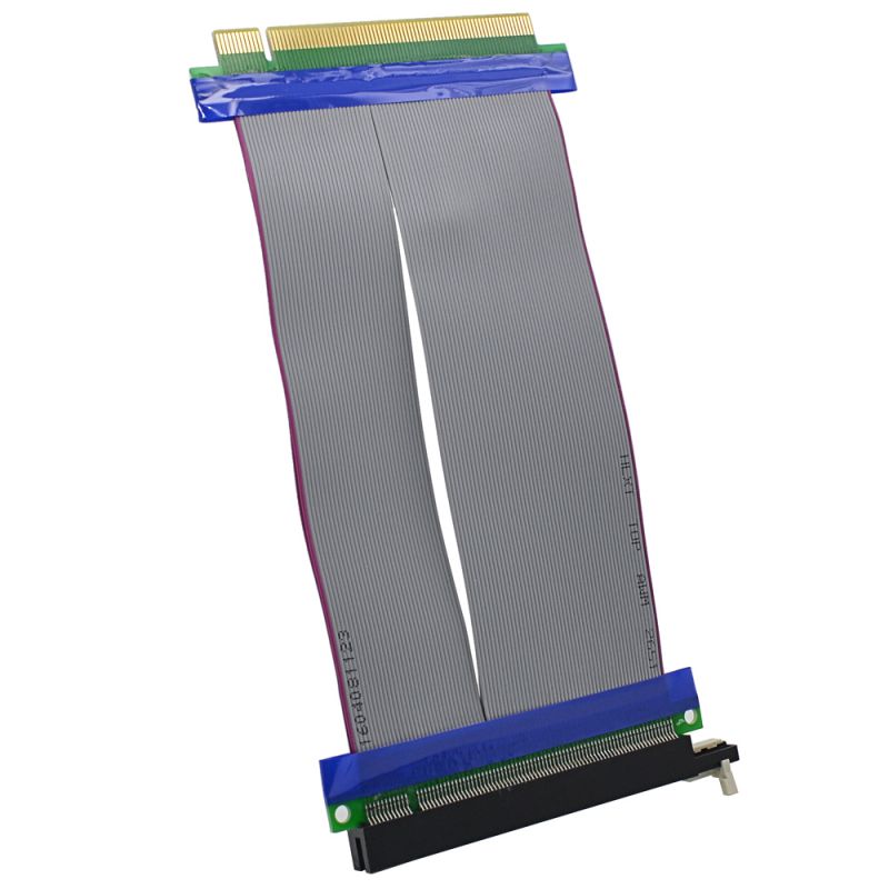 Super Performance pcie PCI E PCI-E Express 16X to 16X Riser Card Extender Ribbon Converter Extension Cable Adapter