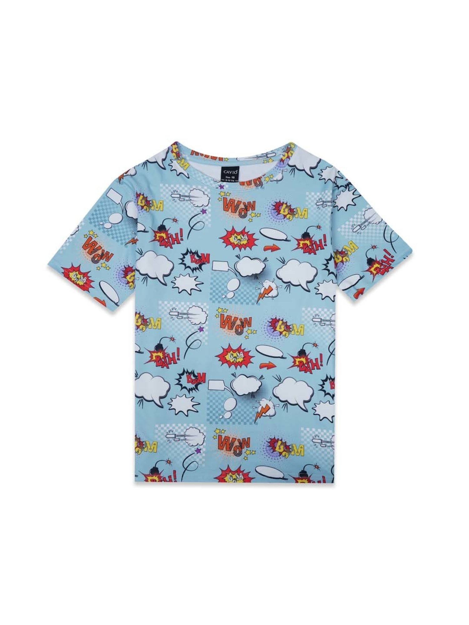 Mothercare Kids Multicolor Printed T-Shirt Set (Pack of 2)