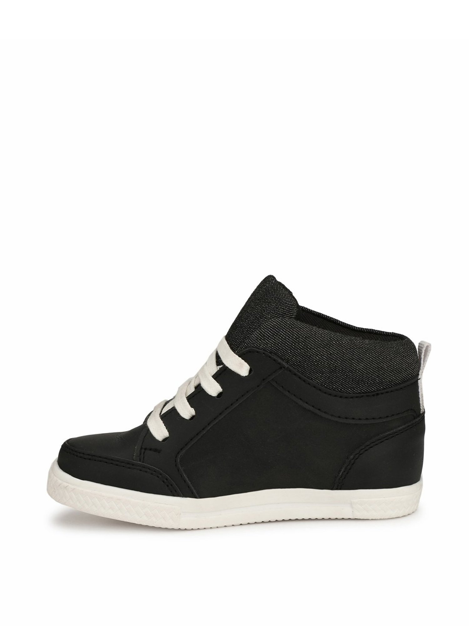 Tuskey Kids Black Sneakers
