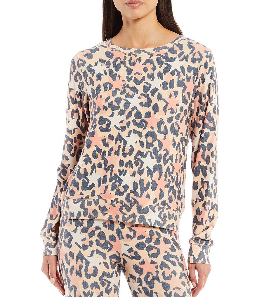 Marc New York Short Sleeve Tie-Dye Jewel Neck Tee