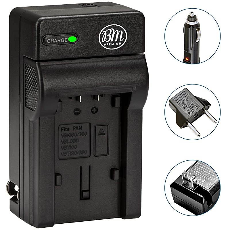 VWVBK360 VBT190 VBT380 Battery Charger for Panasonic HCV100 V110 V130 V160 V180 V201 V210 V250 V380 V500 V510 V520 V550 V700 V710 V720 V750 V770 VX870 VX981 W580 W850 WXF991 Camcorder
