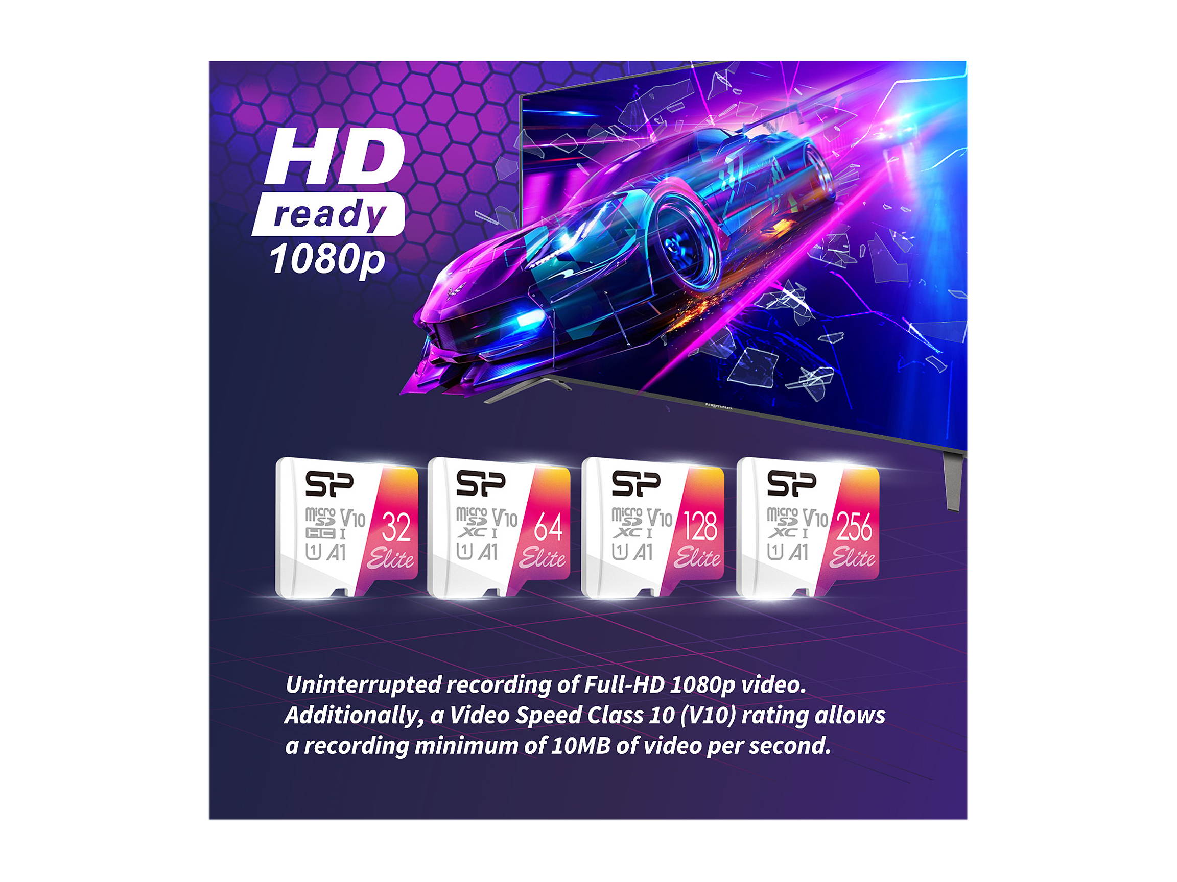 Silicon Power 128GB Elite microSDXC UHS-I (U1), V10 A1 Memory Card with Adapter (SU128GBSTXBV1V20AB)