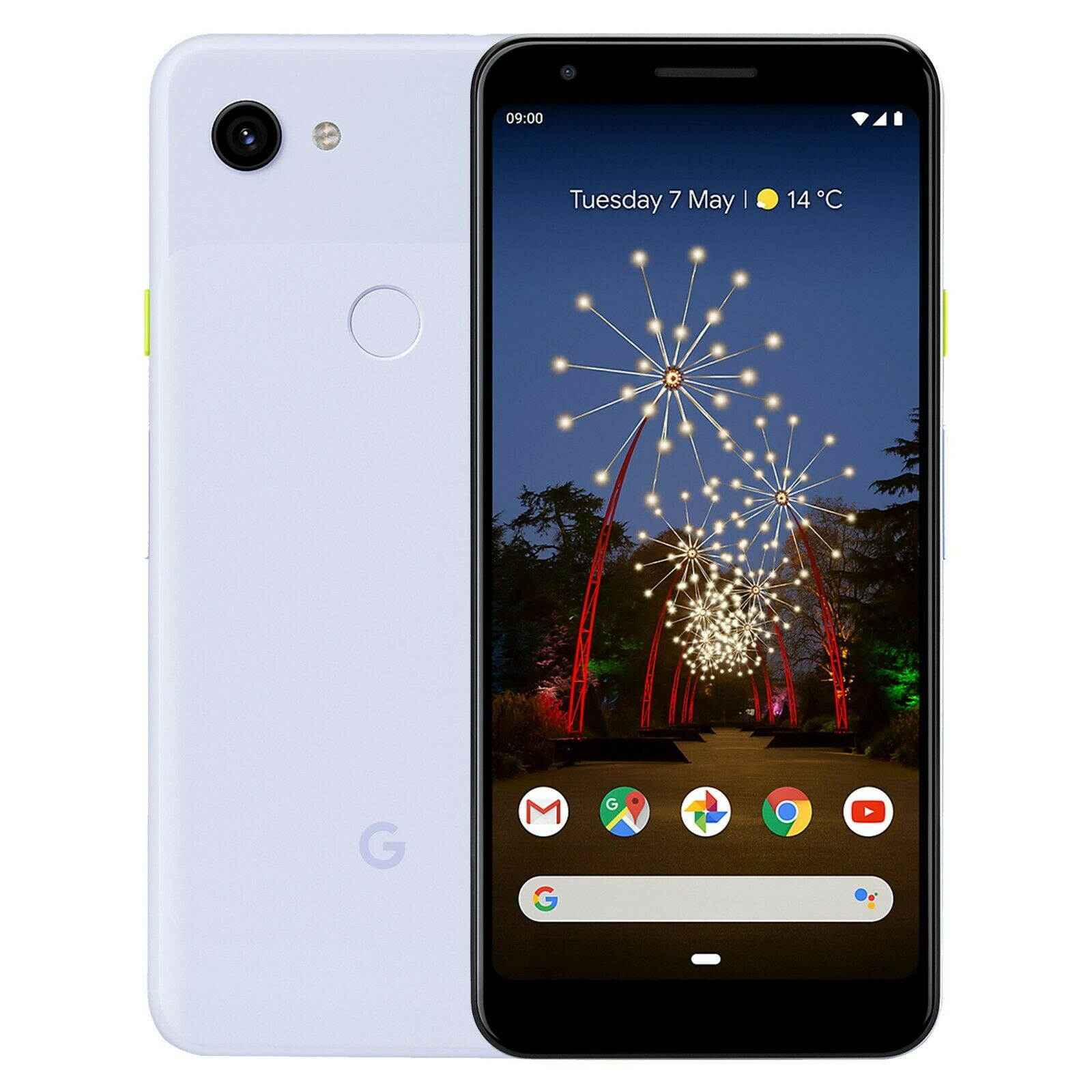 Google Pixel 3A (2019) G020F 64GB (5.6" inch, GSM, 4G/LTE, CDMA) Factory Unlocked Smartphone - Purple-ish