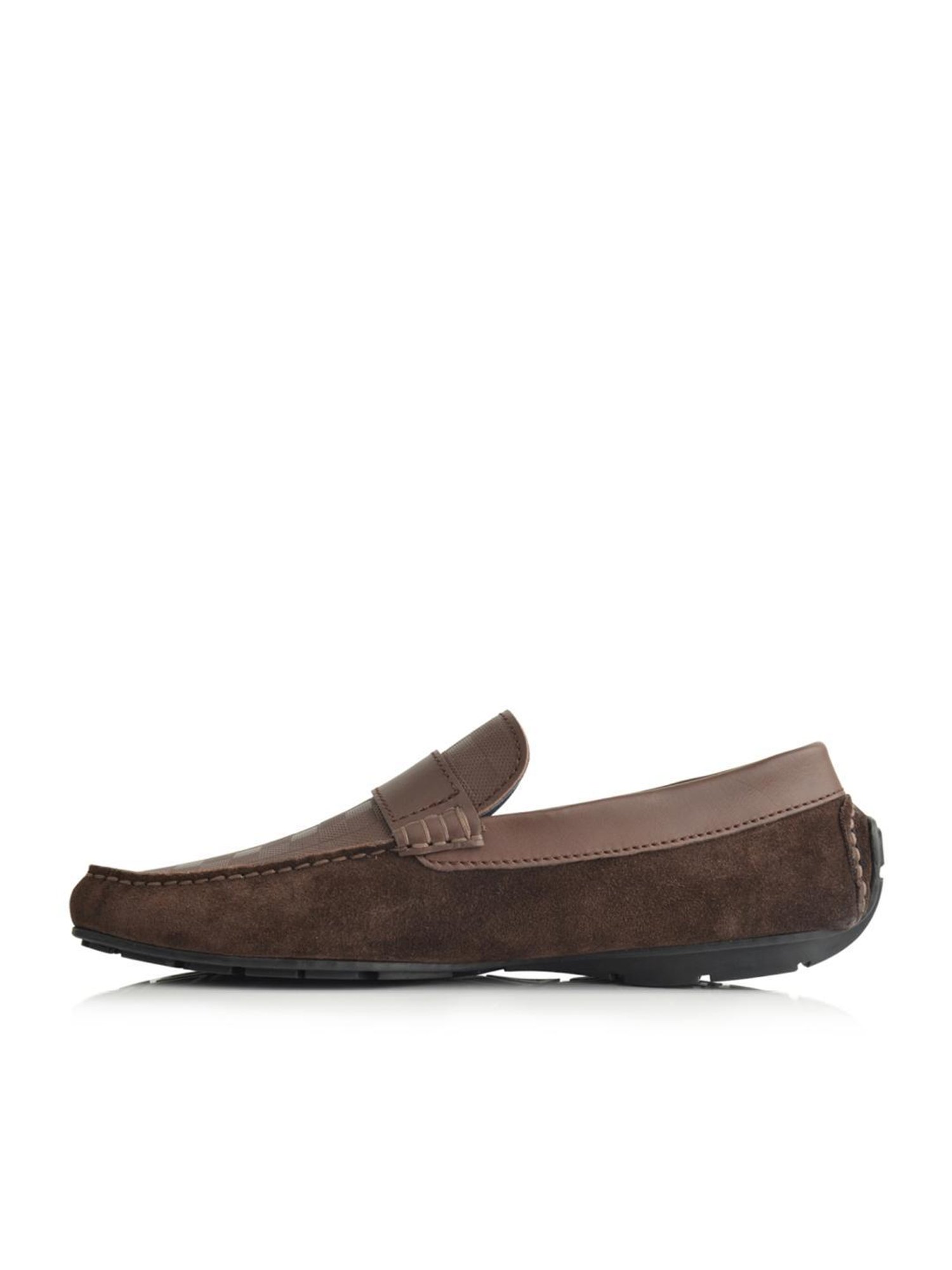 Language Shoes Men's Arena Driver Brown Loafers