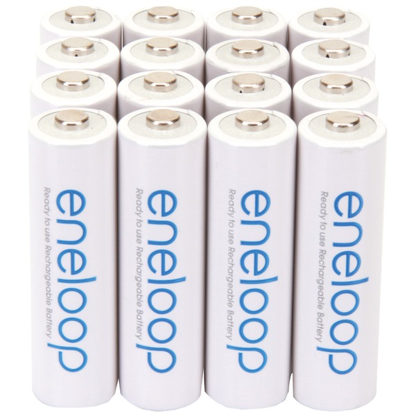 eneloop(R) Rechargeable Batteries, AA (16 Pack)