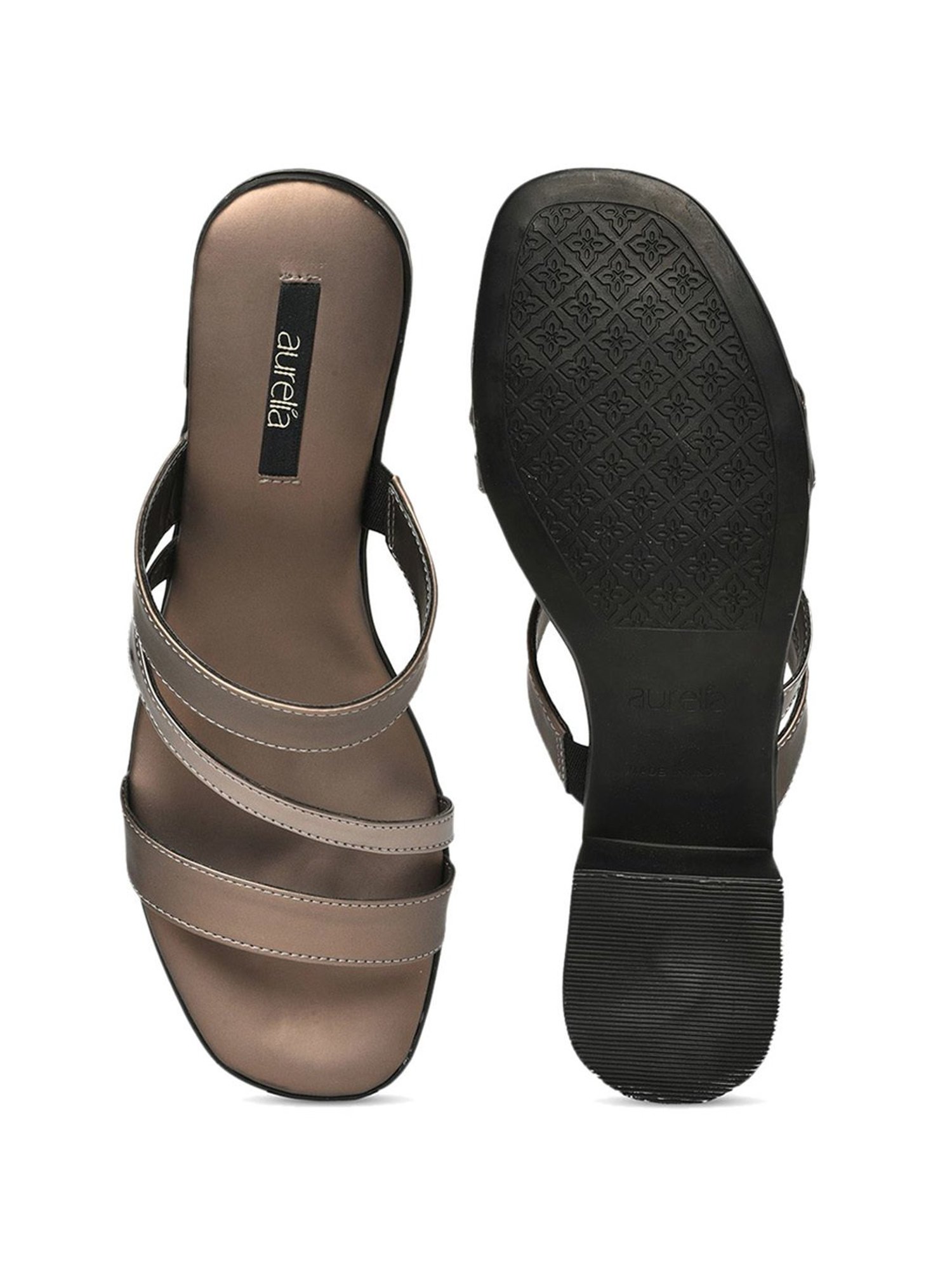 Aurelia Women's Metallic Casual Sandals