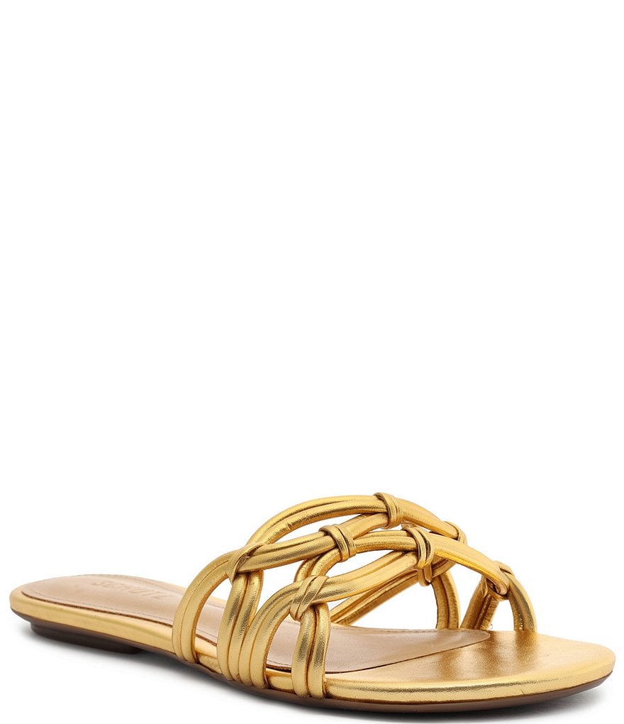 Schutz Soffy Flat Slide Sandals