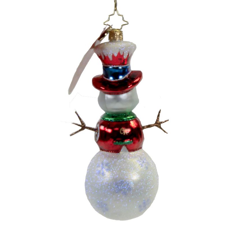 Christopher Radko 6.0" Santa's Tied Up Right Now Ornament Snowman Twig  -  Tree Ornaments