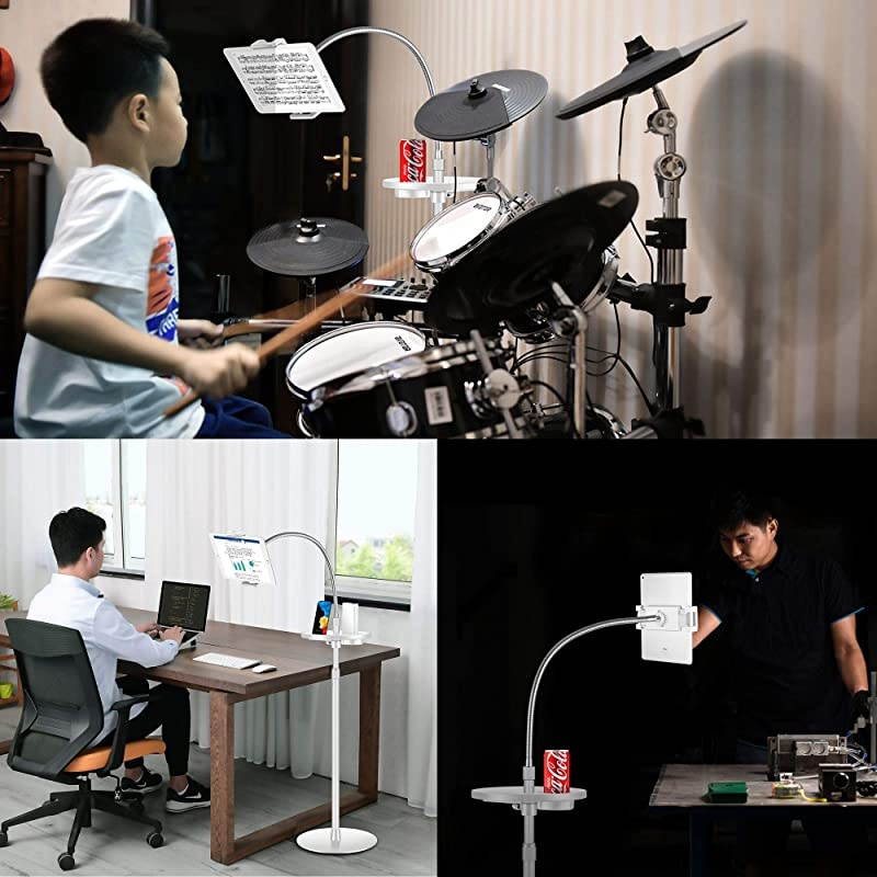 Smart Phone and Tablet Stand - Foldable Vertical and Horizontal Mount for iPhone / iPad / Samsung Galaxy / HTC One and all Mobile Phones Blue