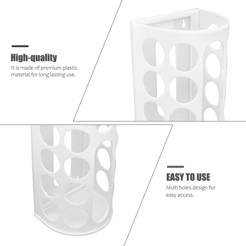 2Pcs 14-holes Wall Mounted Adhesive Craft Room Organizer Vinyl Roll Holder Vinyl Roll Rack