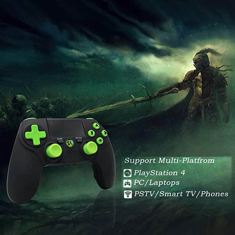 PS4 ControllerWireless Gamepad for Playstation 4ProSlimPCSixaxis Gaming Joysticks with 600mAh Rechargeable Battery10m Remote Control