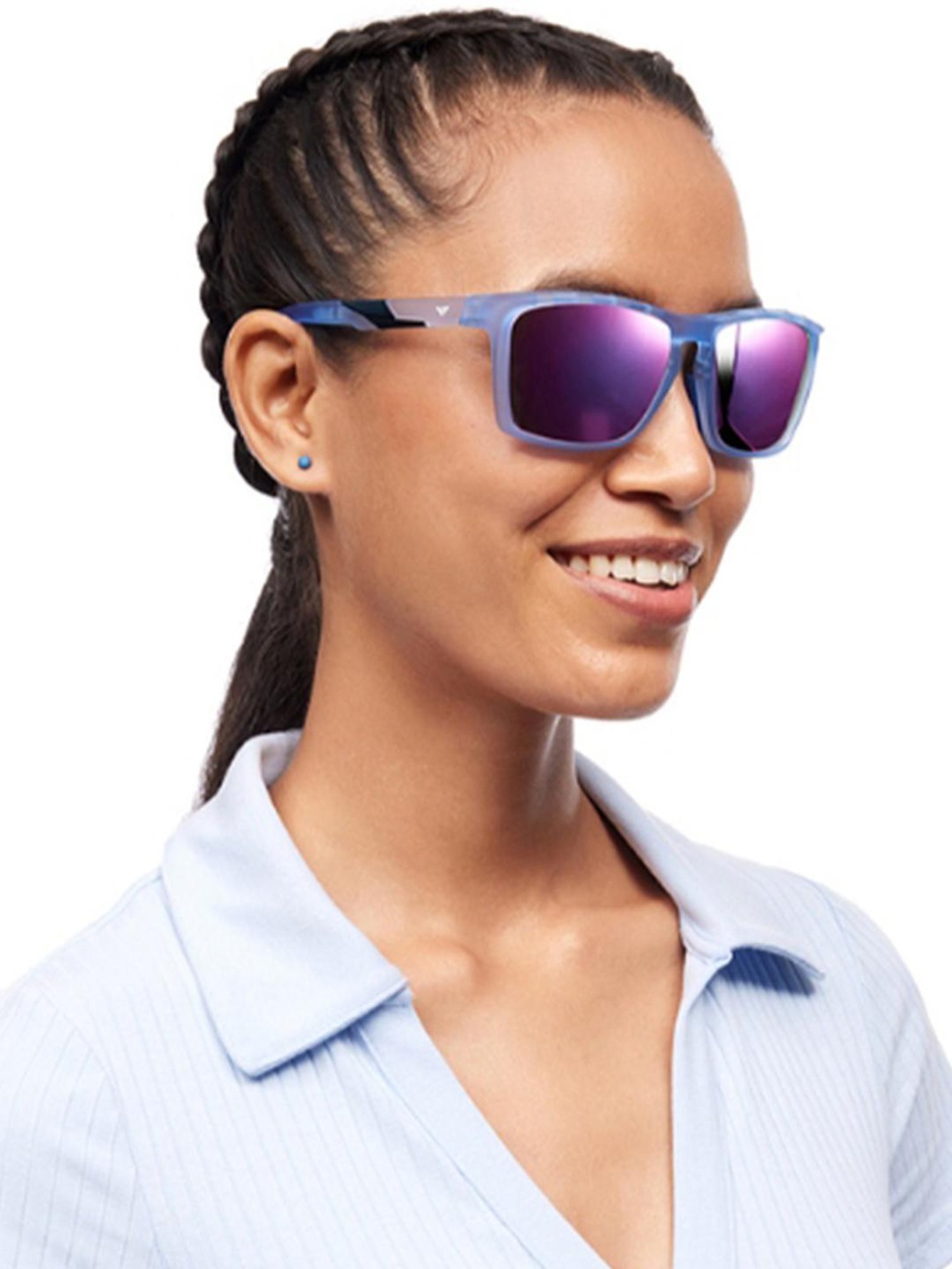 Vincent Chase Pink Wayfarer UV Protection Unisex Sunglasses