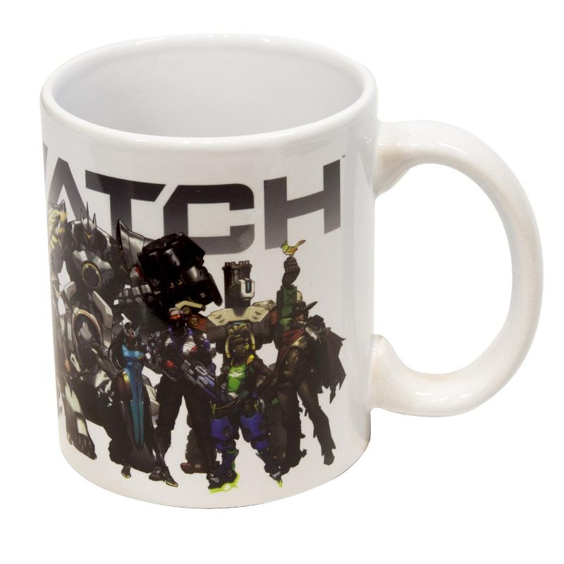 Surreal Entertainment Overwatch Mug | Overwatch Characters and Logo Mug | Collector&rsquo;s Edition