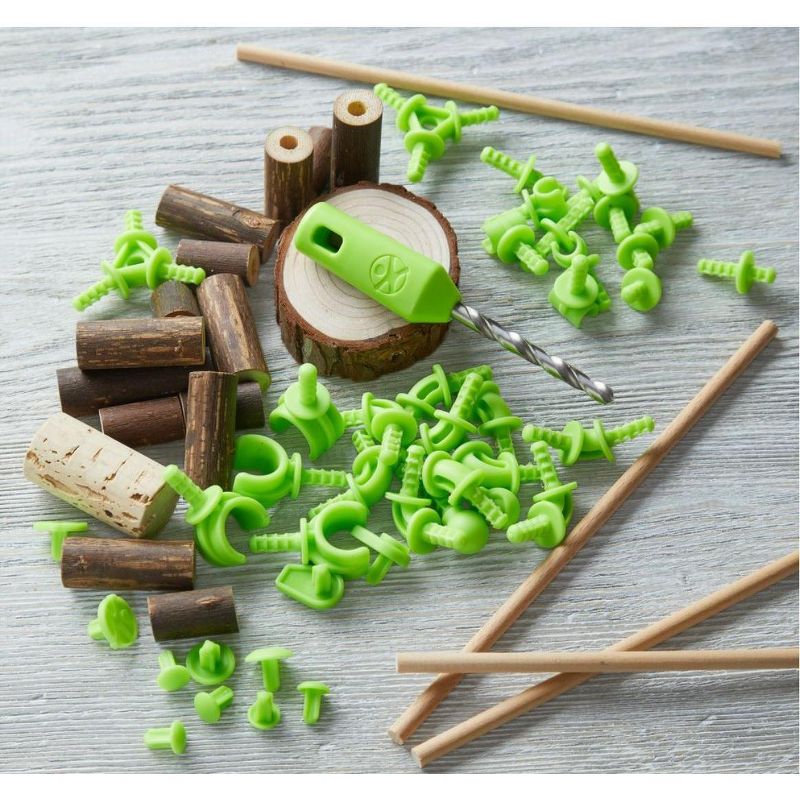 HABA Terra kids Connectors Backyard Craft Kit Starter - 86 Piece Set