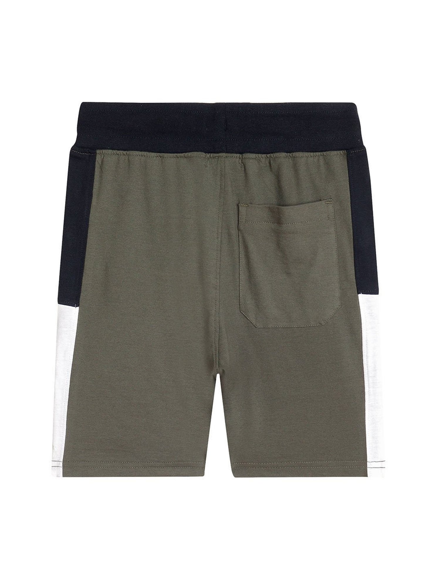 Gini & Jony Kids Brown Solid Bermudas