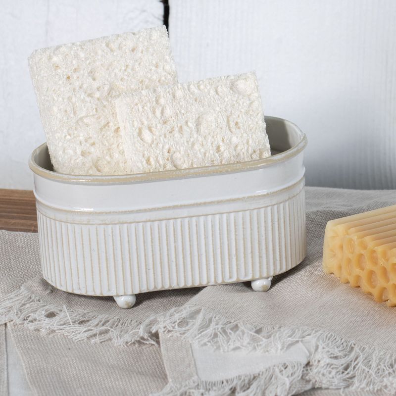 The HC Companies 3 Inch Round Plastic Sprite Decorative Indoor Flower Succulent Planter Pot with Drain Plug Hole, Artisan Taupe