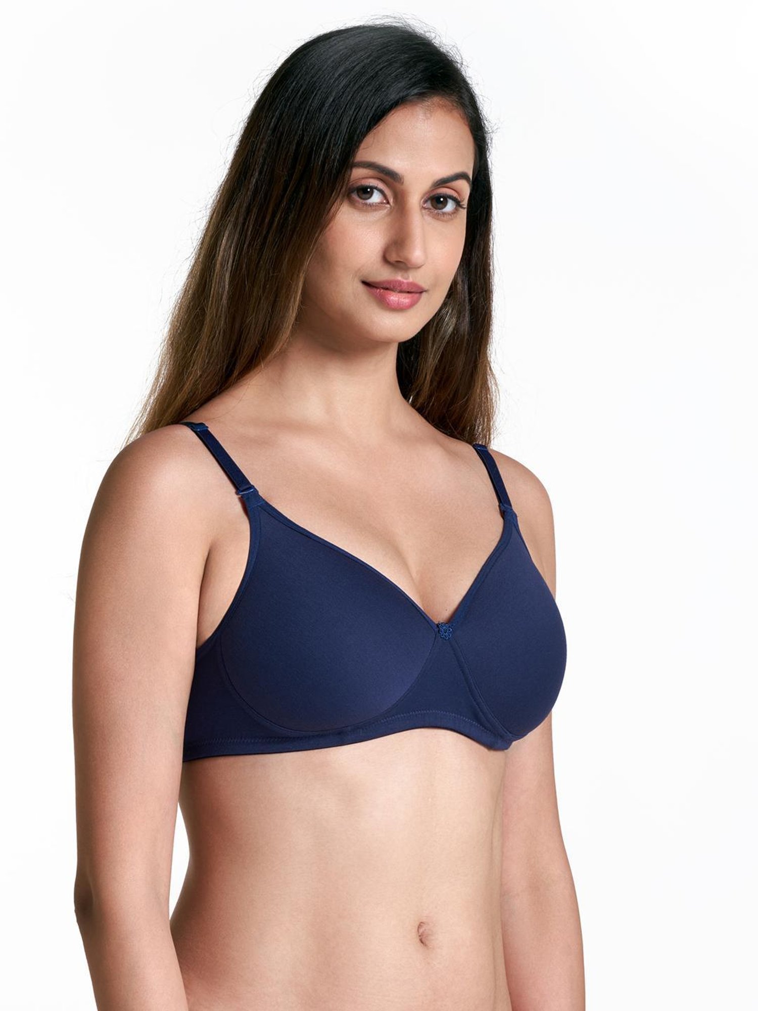 BLOSSOM Navy Full Coverage Everyday Bra