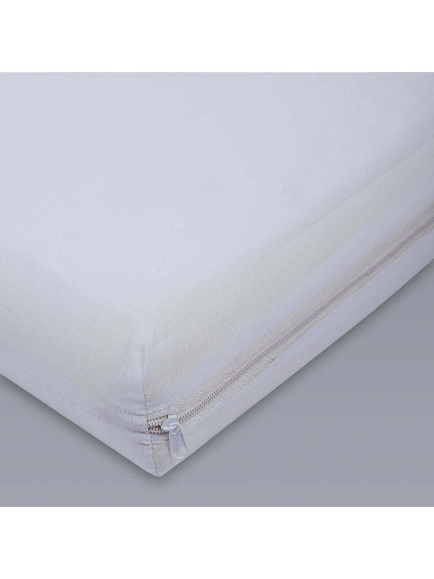 The White Willow Black Orthopaedic Mid Backrest Memory Foam Pillow - Set of 1