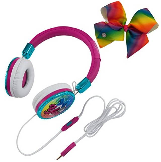 eKids JoJo Siwa Bow Fashion Headphones with Microphone (Frustration Free Packaging) (M48)