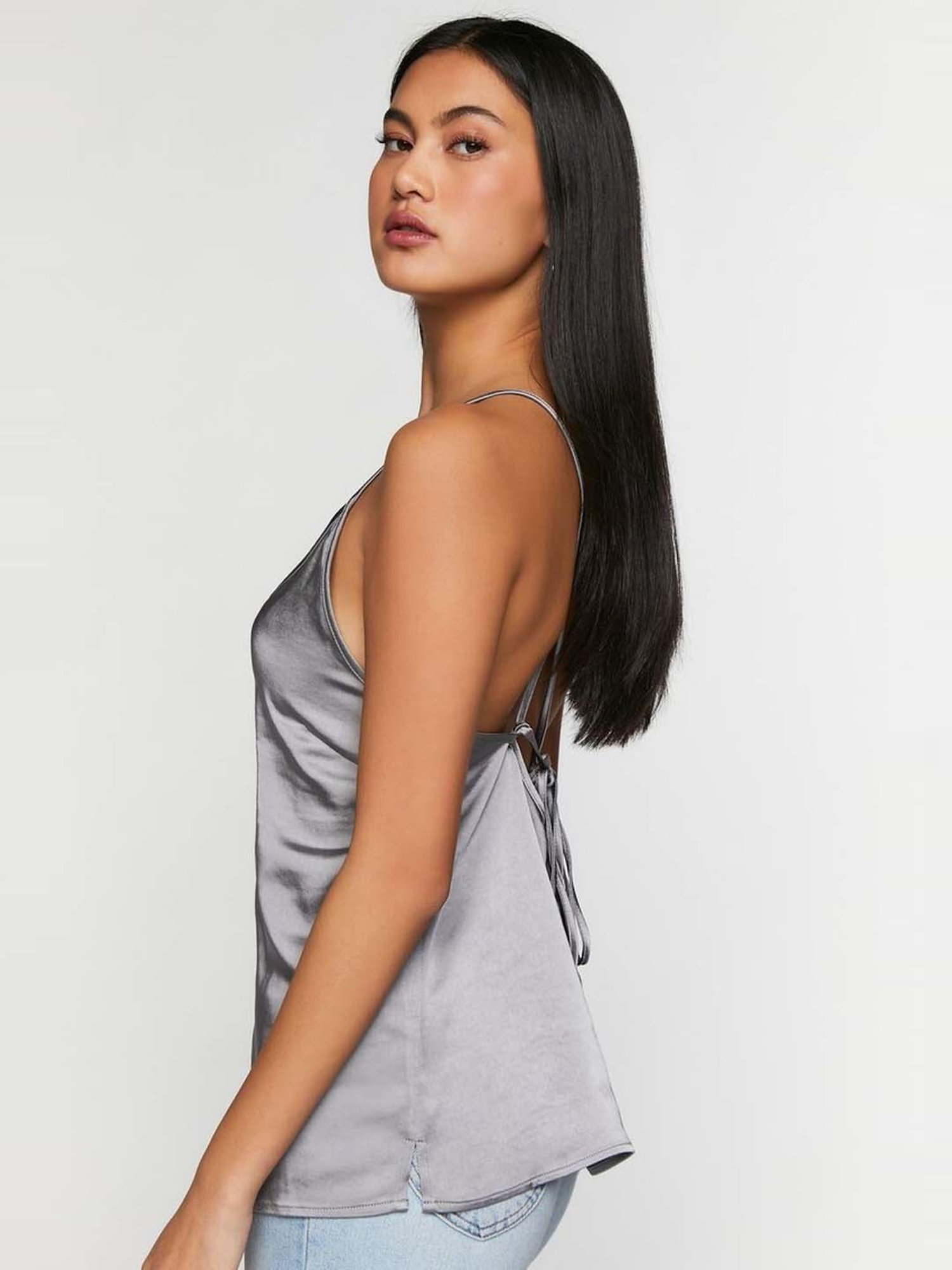 Forever 21 Grey Regular Fit Top