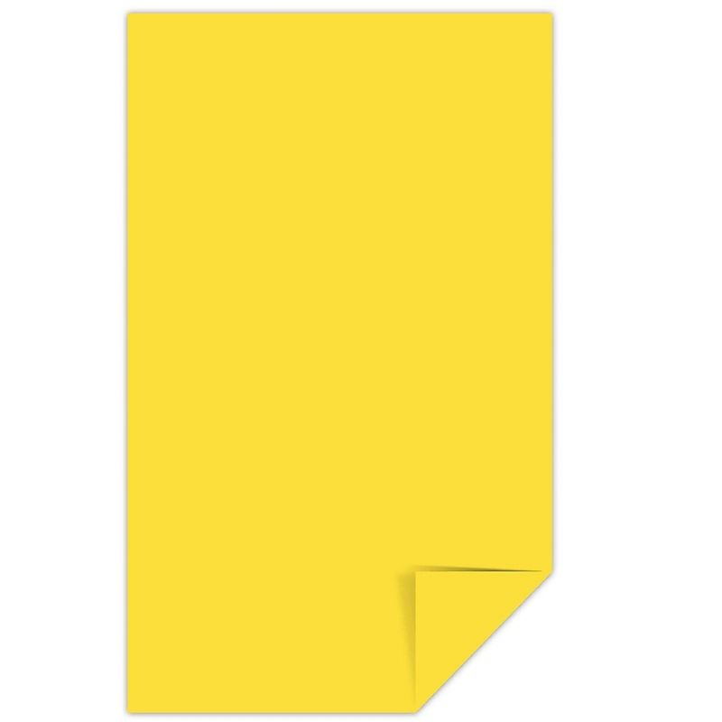 Astrobrights Multipurpose Paper 24 lbs 8.5" x 14" Solar Yellow 495467