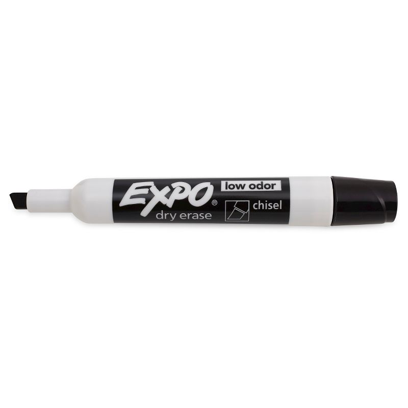 Expo 4pk Dry Erase Marker Chisel Tip Black